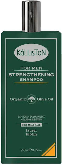 Kalliston For Men Укрепващ Шампоан Против Косопад За Чувствителен Скалп За Всички Типове Коса 250ml