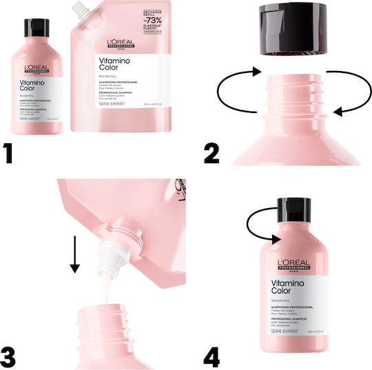 L'Oréal Professionnel Vitamino Color Refill Eco Refill Σαμπουάν Διατήρησης Χρώματος για Βαμμένα Μαλλιά 1500ml
