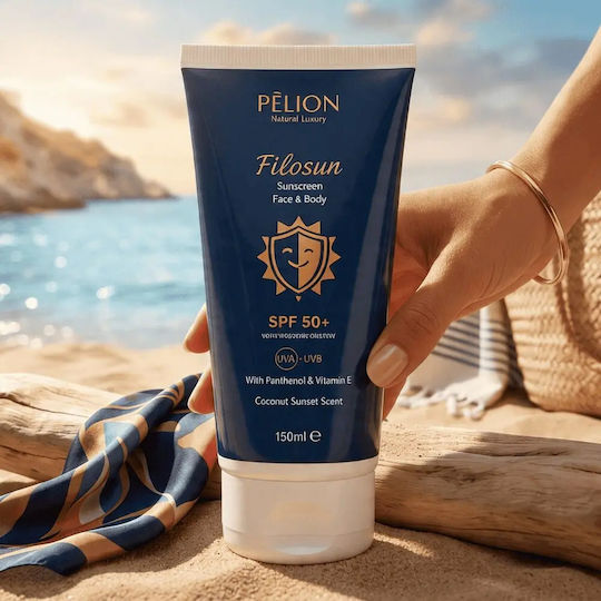 P For Pelion Filosun Αντηλιακό Προσώπου & Σώματος SPF50+