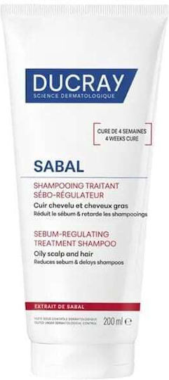 Ducray Sabal Shampoo for Oily Hair 200ml