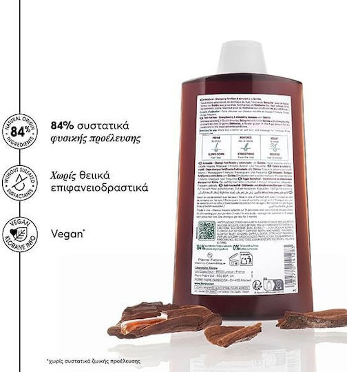 Klorane Quinine Strength Thinning Hair Loss Shampoos against Hair Loss for All Hair Types 200ml