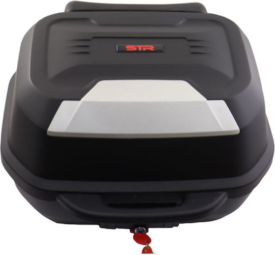 STR Motorcycle Aluminum Top Case 48lt Black