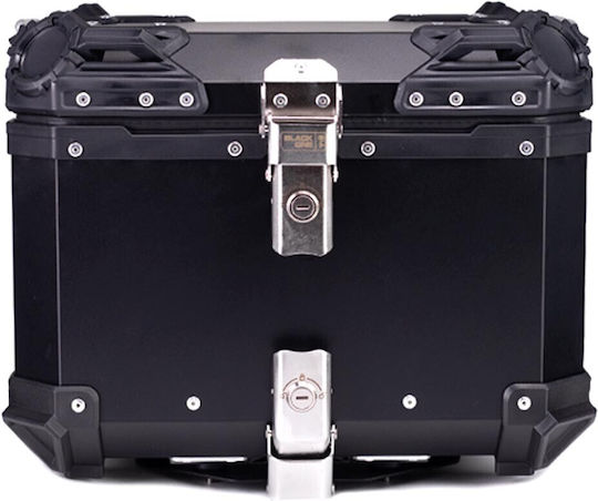 Black One Motorcycle Top Case Aluminum 45lt Black