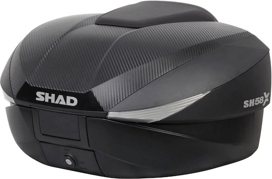 Shad SH58X Μπαγκαζιέρα Μοτοσυκλέτας 58lt Μαύρη