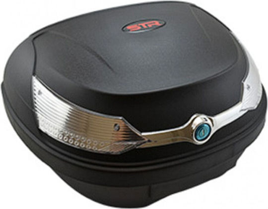 STR Motorcycle Top Case 51lt Black