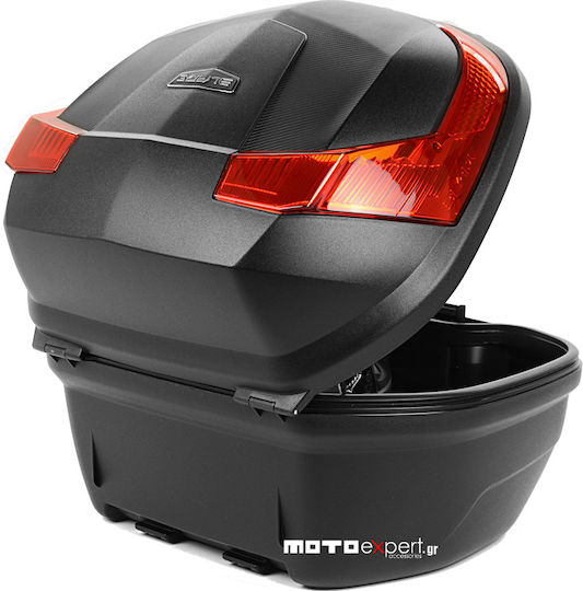 Givi Blade Monolock Motorcycle Top Case With Red Reflectors 37lt Black