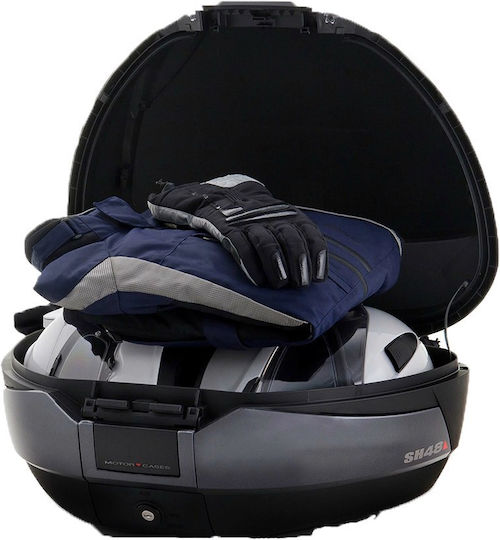 Shad SH-48 Μπαγκαζιέρα Μοτοσυκλέτας 48lt Grey/Black