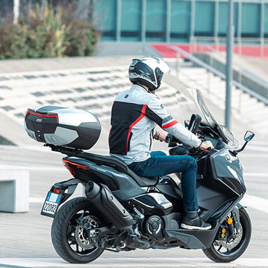 Givi V58N Maxia 5 Monokey Motorcycle Top Case 58lt Silver