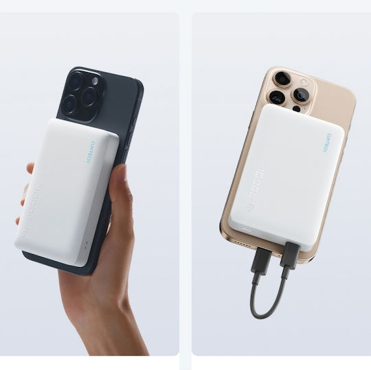 Cuktech WPB100N MagSafe Baterie externă 10000mAh 20W Alb