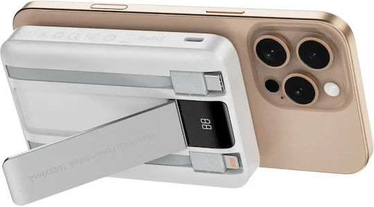 Wiwu P061 MagSafe Power Bank 10000mAh 22.5W Power Delivery White
