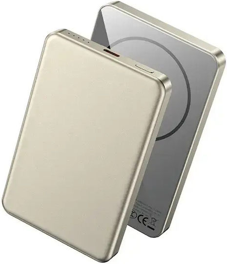 Wiwu P15 MagSafe Power Bank 5000mAh 15W Gold