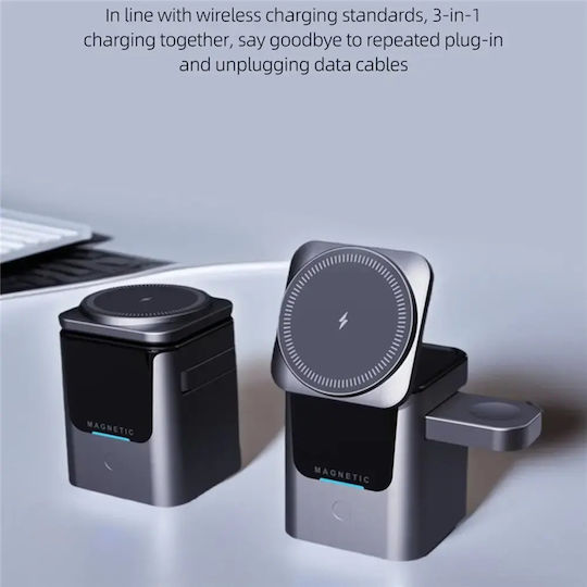 SiiPro Încărcător Magsafe 15W Negru (SW-44B)