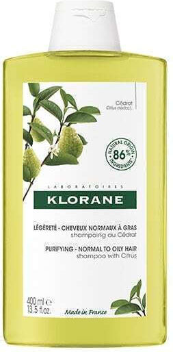 Klorane Citrus Purifying Шампоан Дълбоко Почистване и Блясък за Мазна Коса 400ml