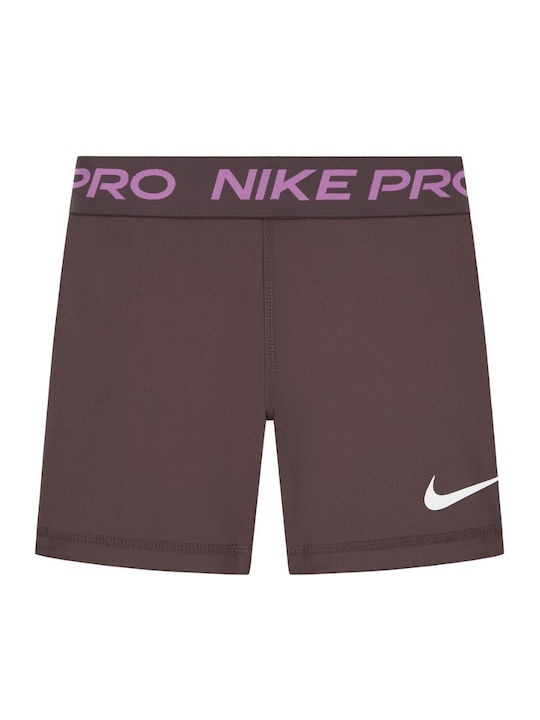 Pantaloni Pentru Copii Sport Scurt Dri-Fit Maro