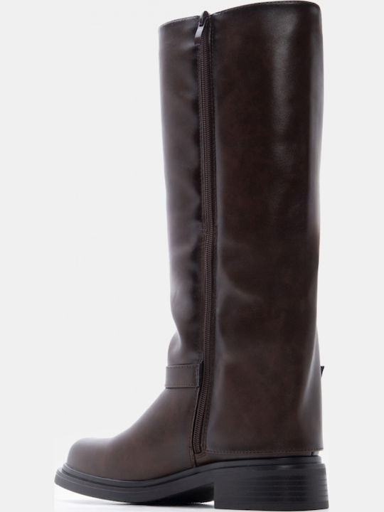 Suede Women's Boots Brown