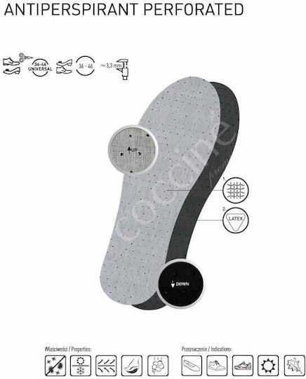 Coccine Tălpi Anatomice Pentru Pantofi 103080/40 2 Bucăți