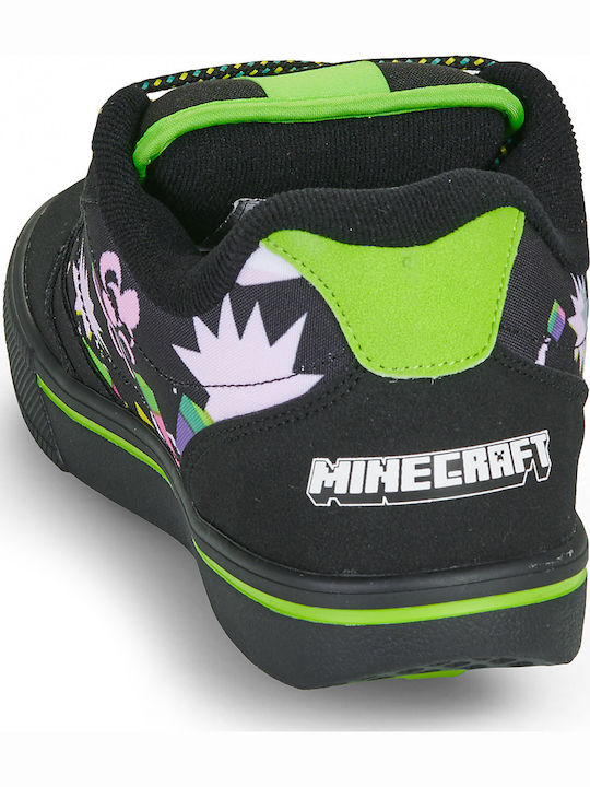 Pro Παιδικά Sneakers με Ροδάκια Μαύρα