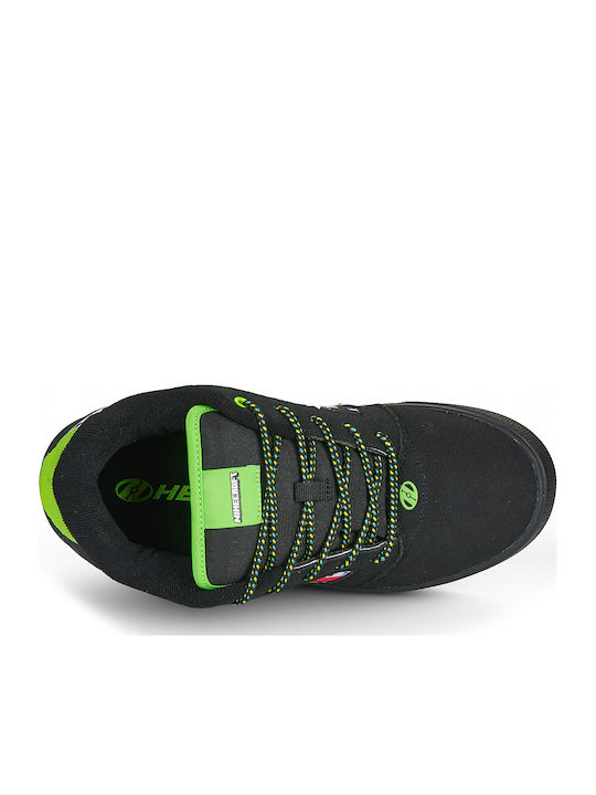 Pro Παιδικά Sneakers με Ροδάκια Μαύρα