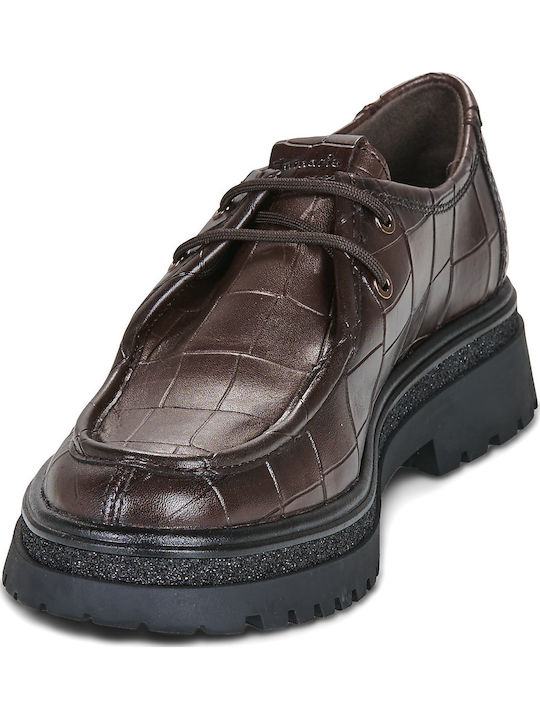 Damen Oxfords in Braun Farbe