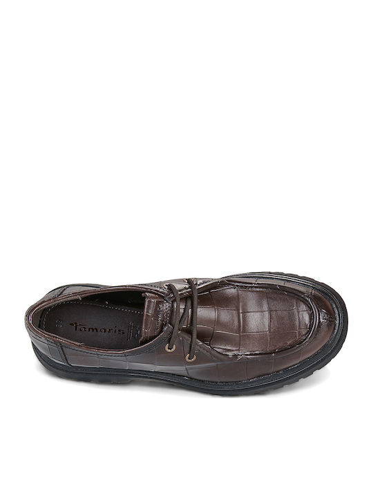 Damen Oxfords in Braun Farbe
