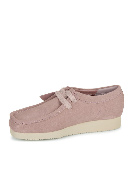 Wallabee Damen Oxfords in Rosa Farbe