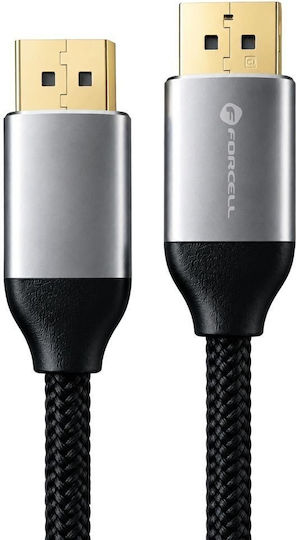 Forcell DisplayPort-Kabel Männlich 2m Schwarz
