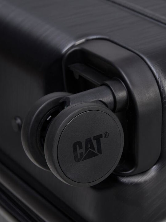 CAT Βαλίτσα Ταξιδίου Καμπίνας Σκληρή Μαύρη Ύψους 55εκ.