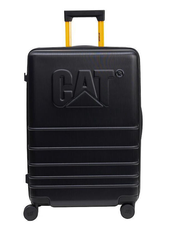 CAT Medium Hard Black Suitcase Height 65cm