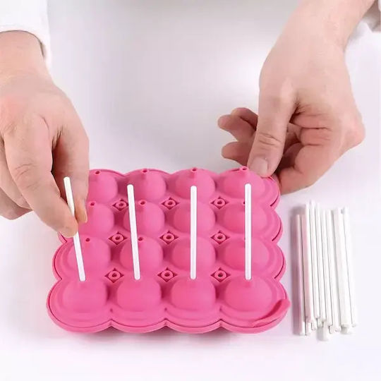 Silikomart Bakeware Tin For Chocolates Made Of Silicone 3x3cm 2 Pieces