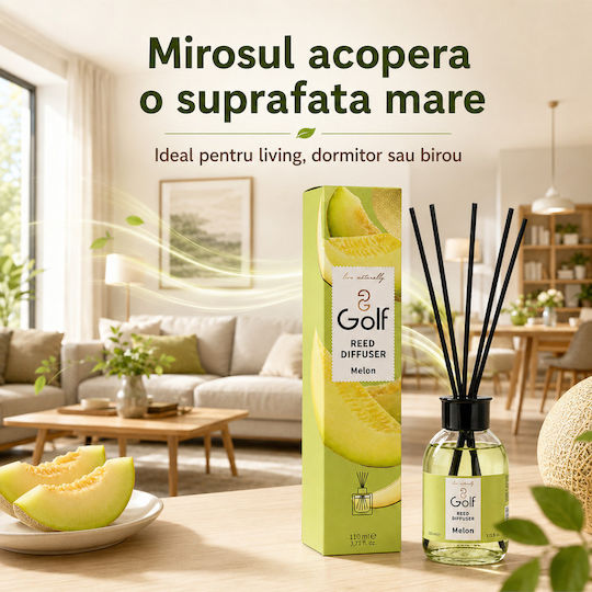 Golf Reed Diffuser Air Freshener Melon Scent 110ml