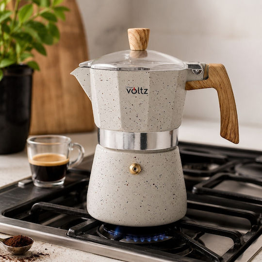Voltz Μπρίκι Espresso Ασημί