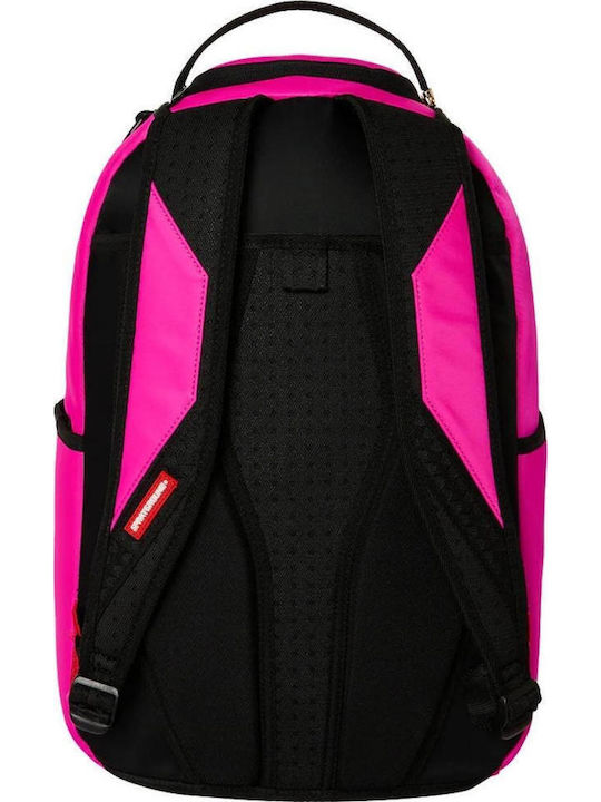 Sprayground Σχολική Τσάντα Πλάτης Γυμνασίου - Λυκείου Σακίδια πλάτης Backpacks SHARK CENTRAL WHITE STENCIL SHARK PINK NYLON