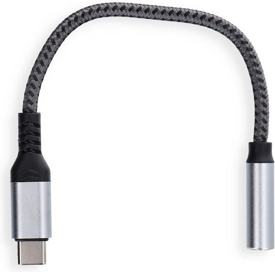 Blue Star USB-C Male to 3.5mm Female Grey