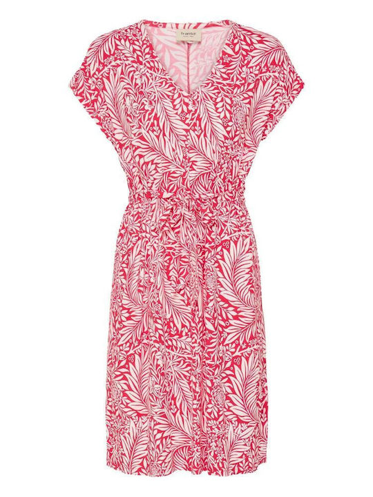 Summer Mini T-Shirt Dress Red