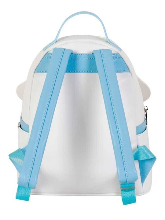 Karactermania Cinnamoroll Ученическа Раница с Джоб за Бутилка Бяла 25 x 16 x 29см
