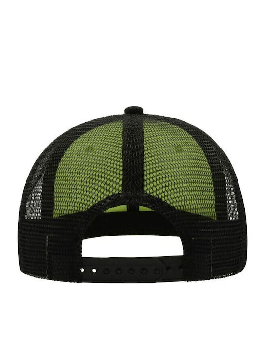 Atlantis 846 Snap Mesh Εξάφυλλο Καπέλο Τζόκεϋ 100% Πολυεστέρας Green Black Atlantis 846 Snap Mesh Εξάφυλλο Καπέλο Τζόκεϋ 100% Πολυεστέρας Green Black