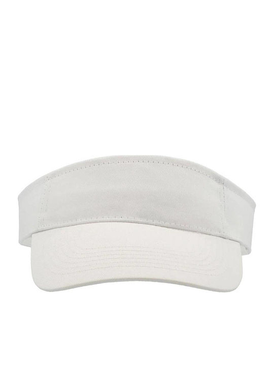 Atlantis 886 Roland Tennis Style Cap 100% Cotton White