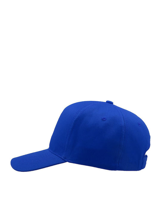 Atlantis Start Five 852 Five-Leaf Jockey Hat 100% Cotton Twill 160gsm Royal Blue
