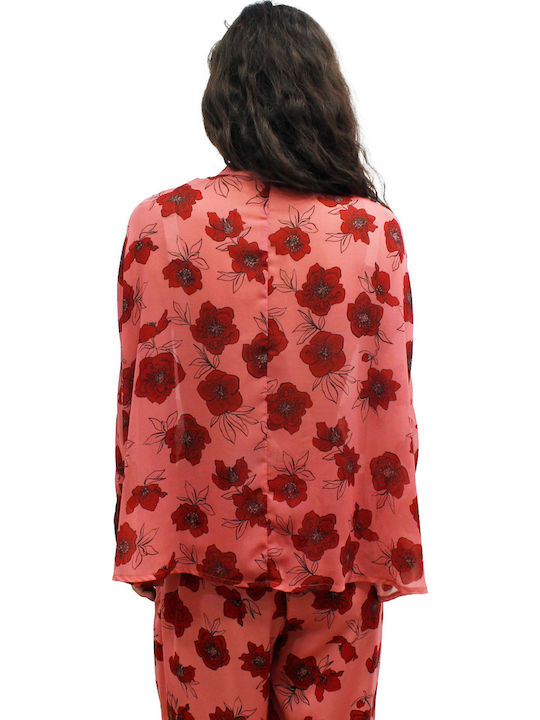 Long Sleeve Women's Shirt Pink