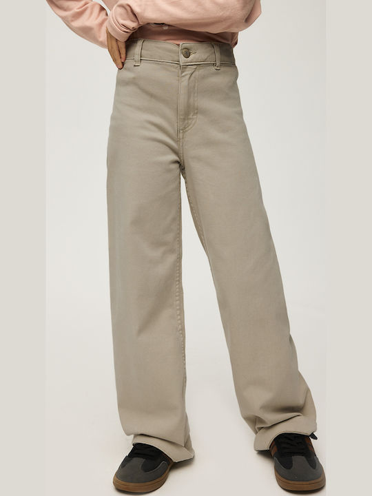 Kids Trousers Grey Light