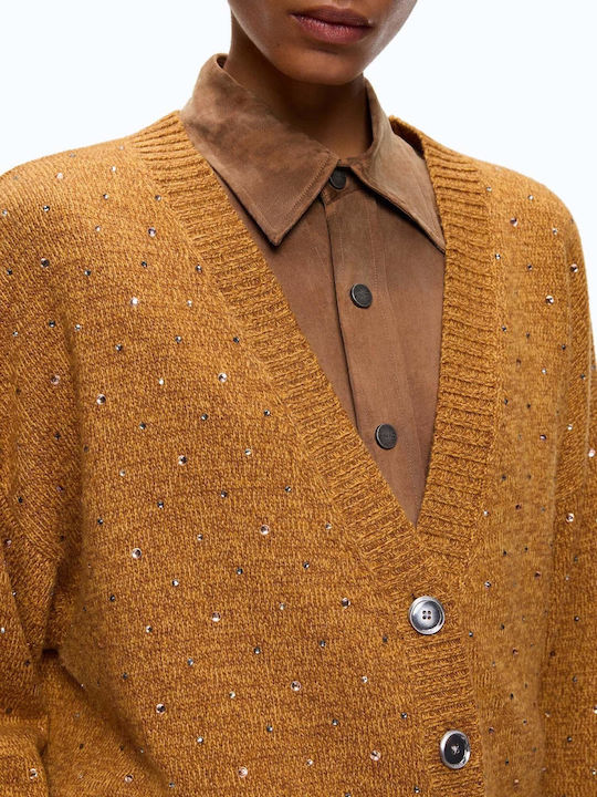 Marche Women's Knitted Cardigan in Yellow