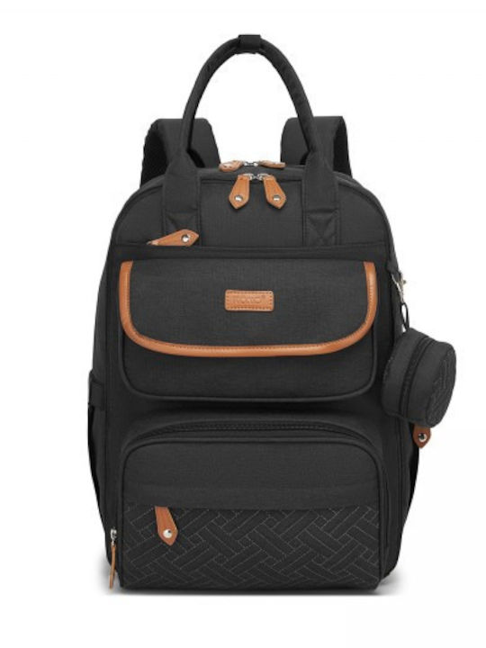 Miss Lulu Backpack Μαύρο
