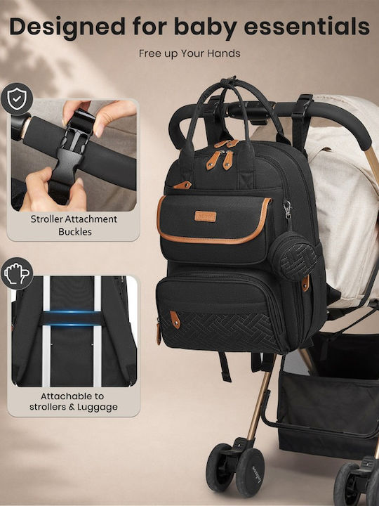 Miss Lulu Backpack Μαύρο