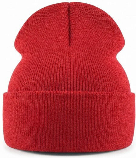 Beanie Unisex Knitted Beanie in Red Colour