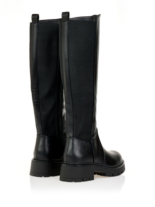 Women's Boots with Mid Heel Black
