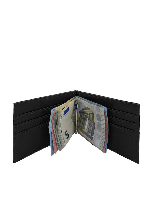 Кожен Money Clip Черен
