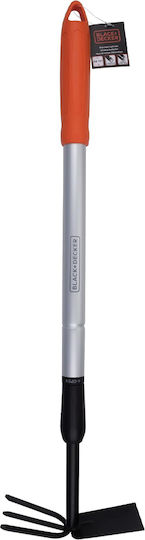 Telescopic Hand Cultivator Black & Decker Steel 66-101 Cm Black Orange 871125223531
