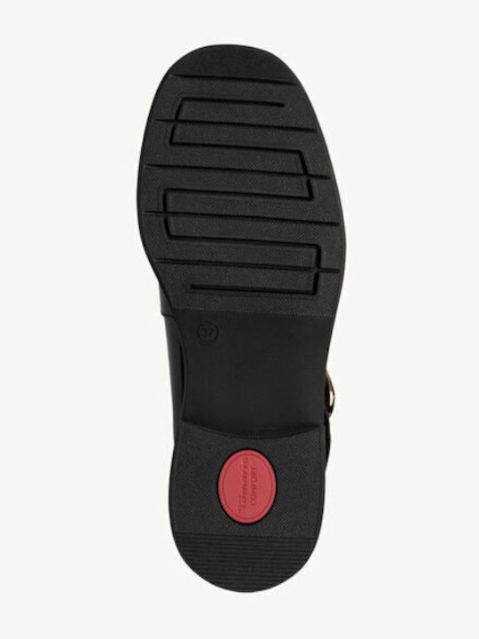 Women's Ballerina Shoes in Black Patent Leather