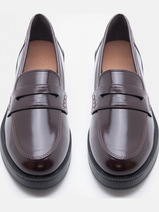 Women's Moccasins In Brown Colour