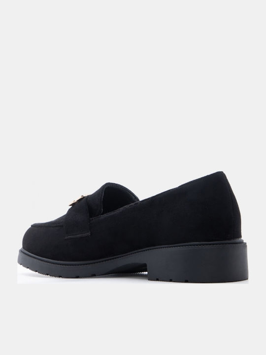 Women's Moccasins In Black Color